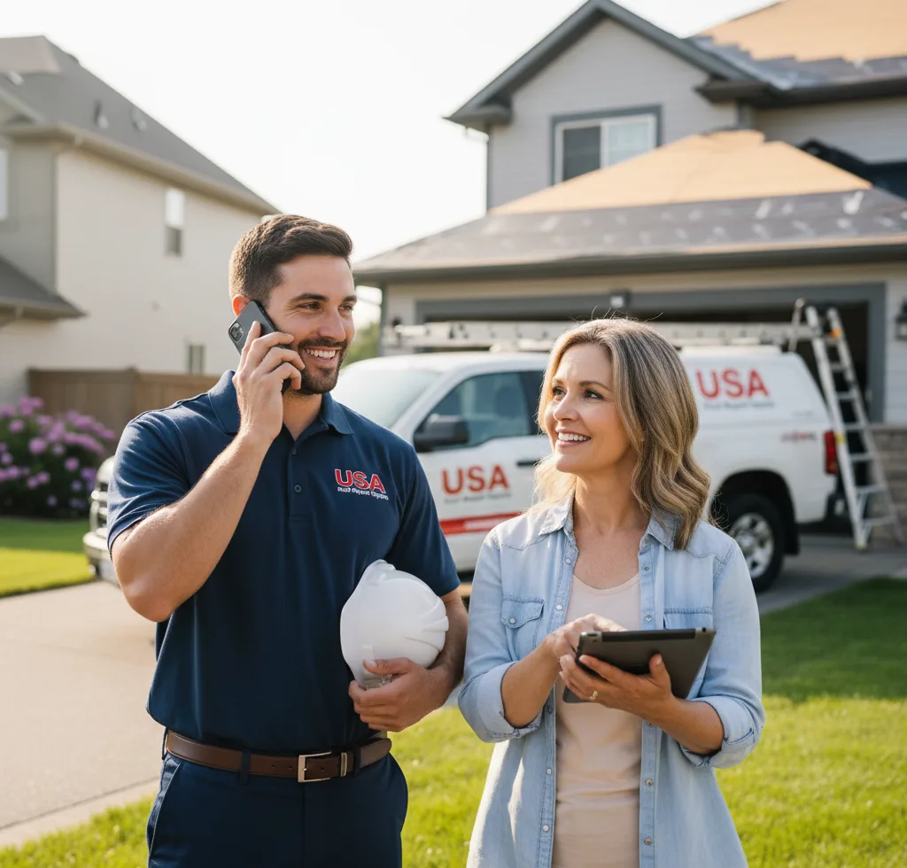 USA Roof Repair Experts customer support in Greeley